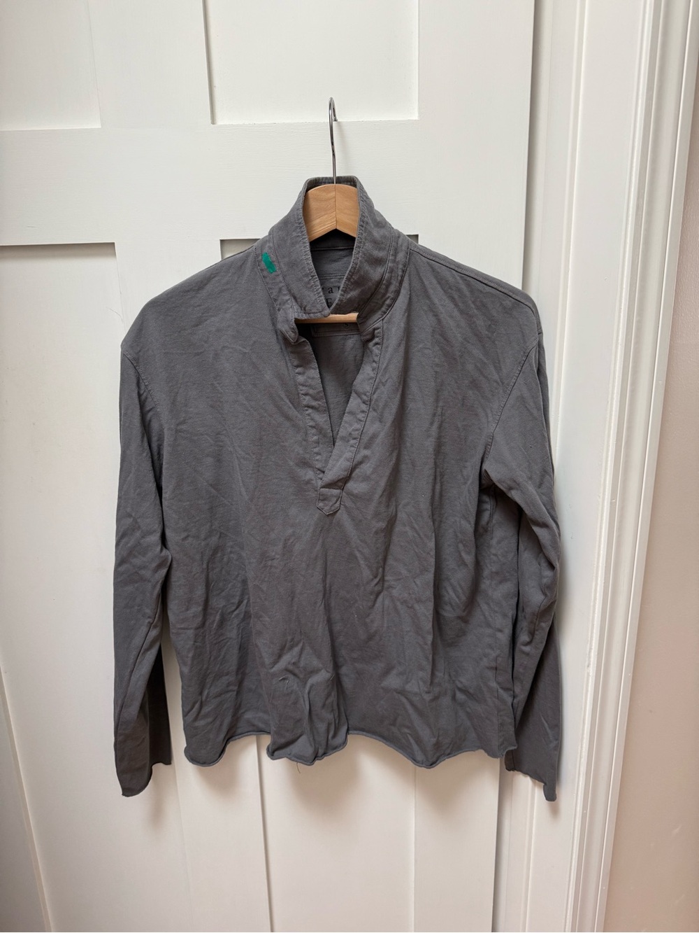 Frank & Eileen NWOT Jersey Patrick popover henley small gray